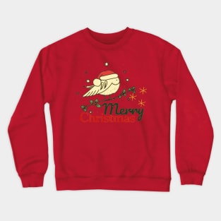 VINTAGE STYLE CHRISTMAS BIRD MERRY CHRISTMAS Crewneck Sweatshirt